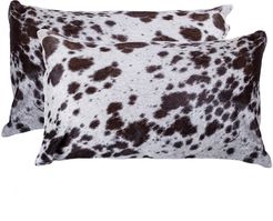 lifestyle brands Set of 2 Torino Kobe Cowhide Pillows