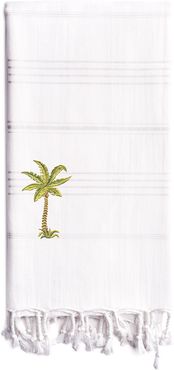 Linum Home Textiles Summer Fun Glittery Starfish Pestemal Beach Towel