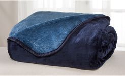 Elite Home Products All Seasons Reversible Plush Blanket