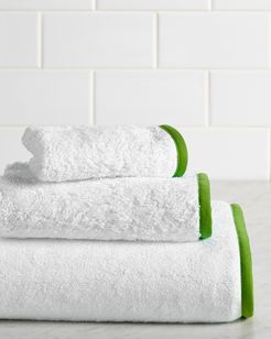 Montague and Capulet Montague & Capulet Deco Towel Set white green