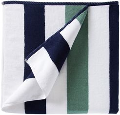 Laguna Beach Textile Company Midnight Blue & Sea Foam Cabana Towel