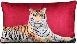 Edie@Home Tiger Reversible Decorative Pillow