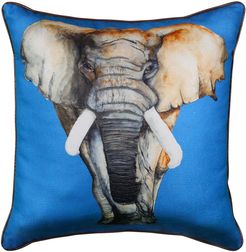 Edie@Home Elephant Reversible Decorative Pillow