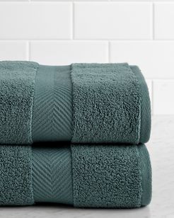 Superior Zero Twist Set of Two Bath Towels