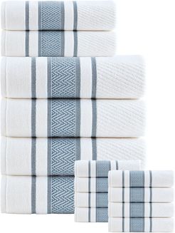 Enchante Home Magenta Turkish Cotton 14pc Towel Set