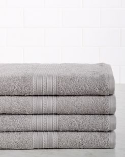 Superior Set of Four Eco-Friendly Bath Towels