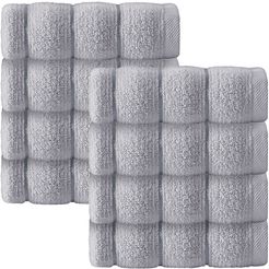 Enchante Home Set of 8 Vague Wash Towels