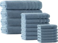 Enchante Home Set of 16 Veta Towel Set