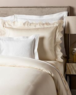 Belle Epoque Scalloped Embroidered Duvet Set