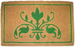Imports Decor Green Insignia Hand-Made Indoor/Outdoor Doormat