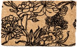 Entryways Ink Bouquet Doormat