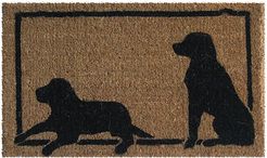 Entryways Dog Silhouette Doormat