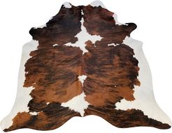 Chesterfield Leather Tri-Colored Brindle Brazilian Cowhide Rug