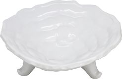 Sagebrook Home Ceramic Footed Bowl 10in