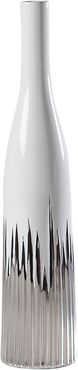 Torre & Tagus Flare Ceramic Bottle 16in Vase