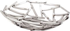 Torre & Tagus Twig Stainless Steel 12in Diameter Round Bowl