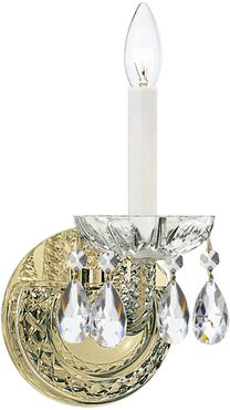 Crystorama 1-Light Traditional Crystal Sconce