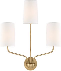 Crystorama 3-Light Leigh Sconce