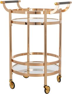 Safavieh Furniture Sienna 2-Tier Round Bar Cart