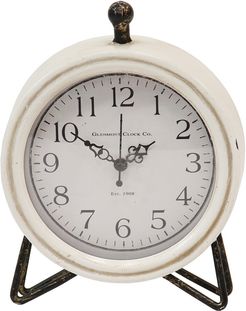 Stratton Home Decor Daisy Table Clock