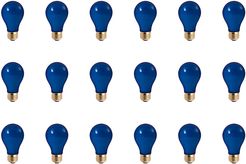 Bulbrite Set of 18 Ceramic Blue Light Blulbs