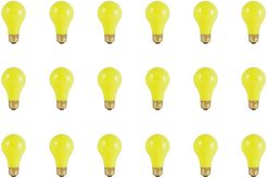 Bulbrite Set of 18 Ceramic Yellow Light Blulbs