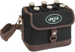 Legacy Beer Caddy' Cooler Tote with Opener with New York Jets Digital Print
