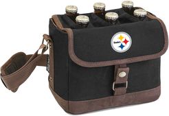 Legacy Beer Caddy' Cooler Tote with Opener with Pittsburgh Steelers Digital Print