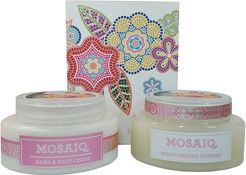 Mosaiq White Gift Box 2pc Set