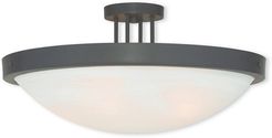 Livex New Brighton 5-Light Bronze Ceiling Mount