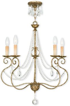 Livex Isabella 5-Light European Bronze Chandelier