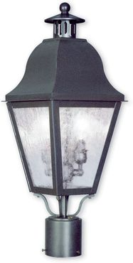 Livex Amwell 2-Light Bronze Outdoor Post Lantern