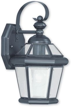 Livex Georgetown 1-Light Bronze Outdoor Wall Lantern
