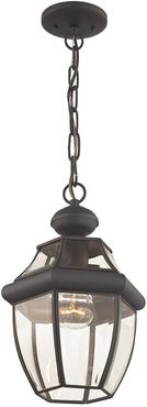 Livex Monterey 1-Light Bronze Outdoor Chain Lantern