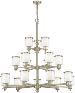 Livex Middlebush 18-Light BN Foyer Chandelier