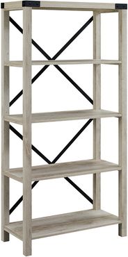 Hewson 64in Industiral Modern Storage Bookcase