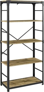 Hewson Industrial Wood Media Storage Bookcase