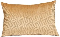 Harkaari Labyrinth Heavily Embellished Velvet Throw Pillow