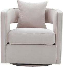 TOV Furniture Kennedy Blush Velvet Swivel Chair