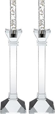 Badash Crystal Charleston 10in Classic Crystal Candle Holders