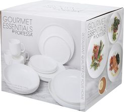 Fortessa Bone China Modern Coupe 16pc Dinnerware Set