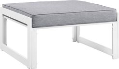 Modway Fortuna Outdoor Patio Aluminum Ottoman