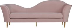 TOV Plato Blush Velvet Sofa