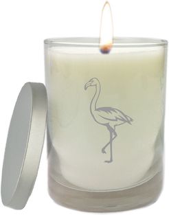 Carved Solutions' Flamingo Just Flame Unscented Hand Poured Candle