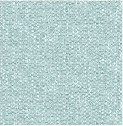 NuWallpaper Aqua Poplin Texture Peel & Stick Wallpaper