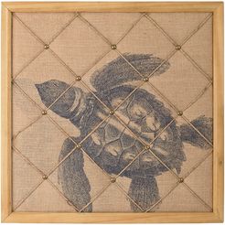 Artistic Home & Lighting Turtle On Linen Note Board