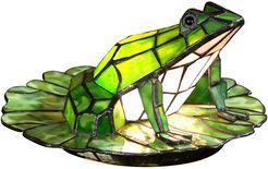 Frog Lily Pad Tiffany Accent Table Lamp