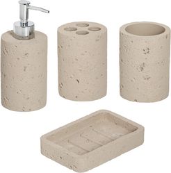 Honey-Can-Do Cement Bath Accessory Set