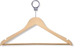 Honey-Can-Do 24pk Maple Hotel Suit Hangers