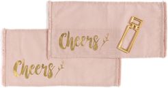 Cheers Set of 2 Napkins & Bottle Opener